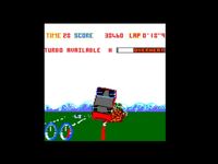une photo d'Ã©cran de Turbo Outrun sur Amstrad CPC